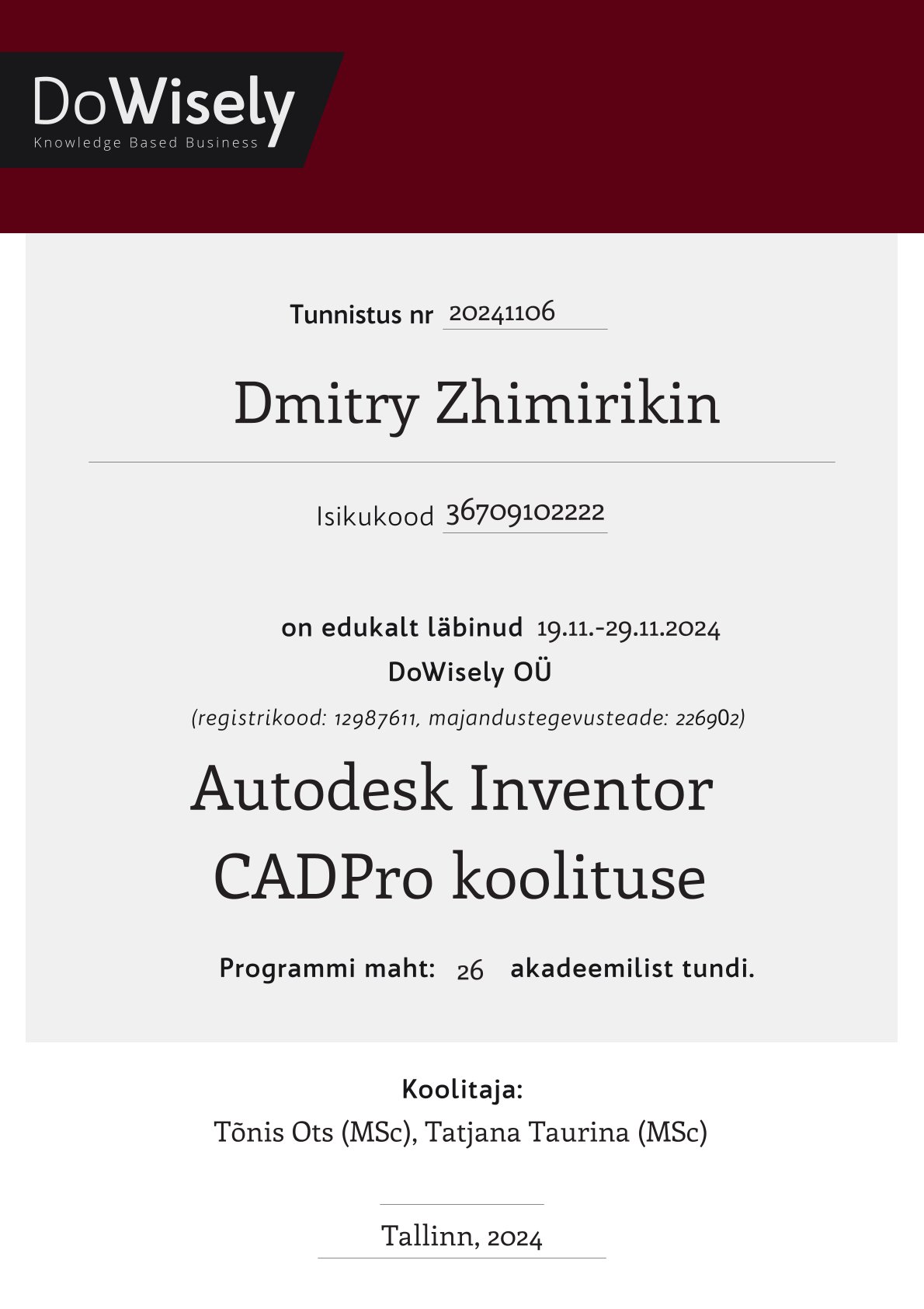 Certificate 5