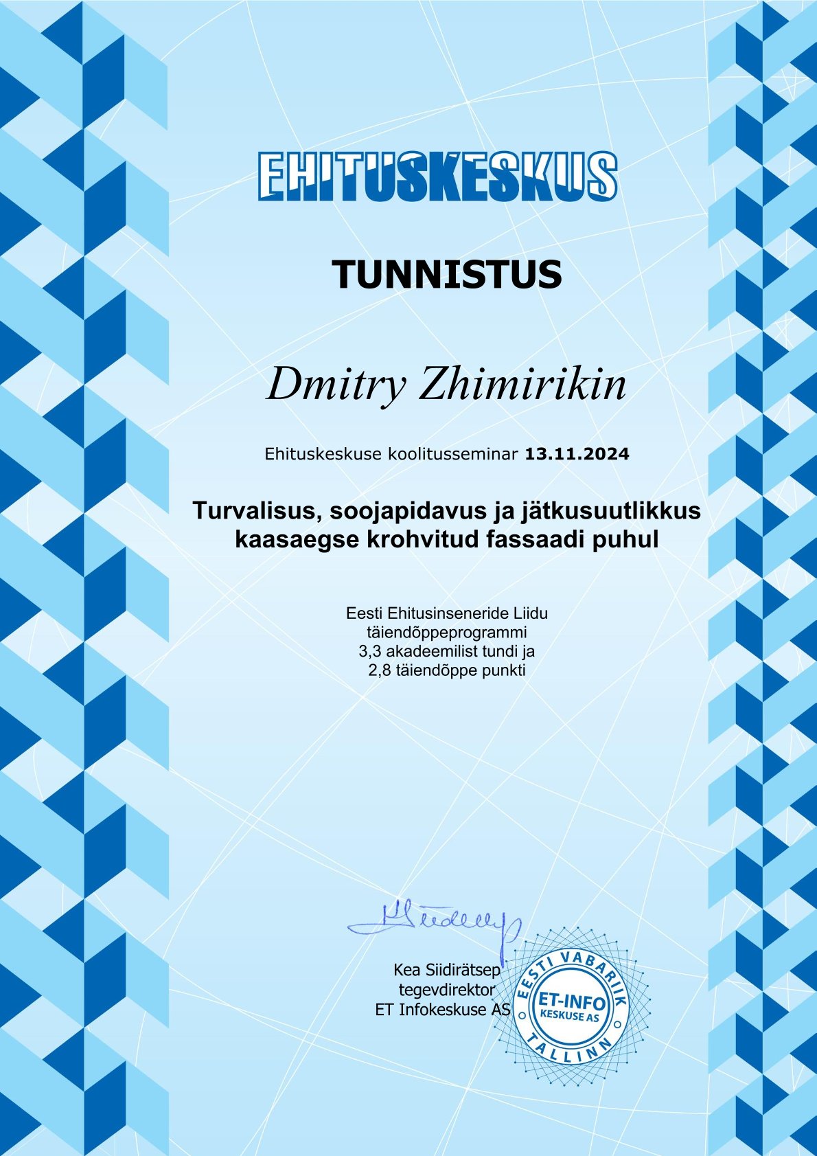 Certificate 9